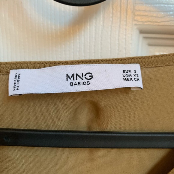 Mango satin top worn once - Picture 3 of 4